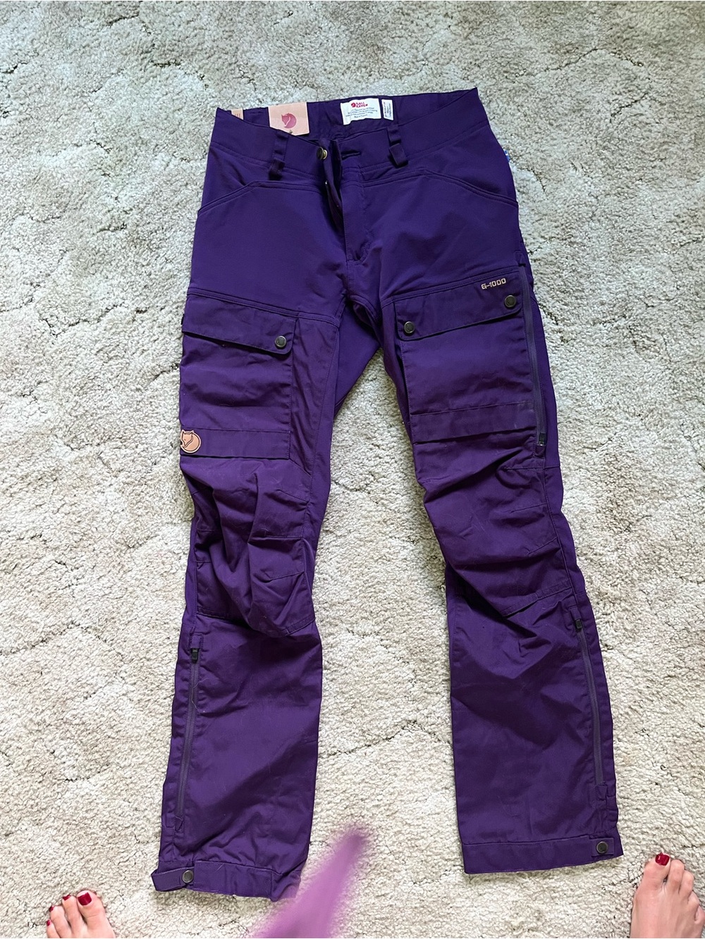 Fjallraven Purple G-1000 Cargo Pants